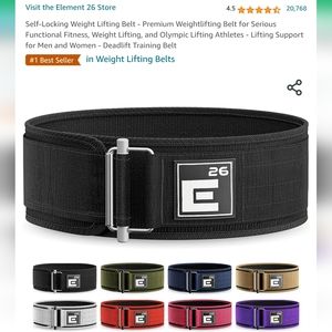Element 26 weightlifting belt